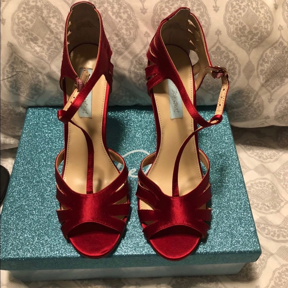 Betsey Johnson Red Heels